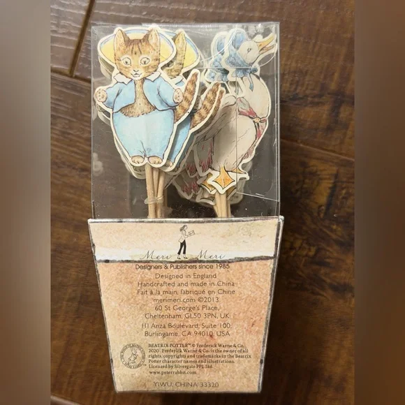 Beatrix Potter Peter Rabbit cupcake decor - Picture 6 of 6